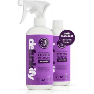 Fabric Freshener Spray, 32oz. ‘Fresh Air’ Odor Remover Spray. Shoe Deodorizer, Carpet Deodorizer, Odor Eliminator for Strong Odors Cleaning Supplies. ProvenSafe™ Fabric Freshener for Sensitive Gear(Lavender)