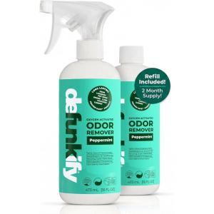 Fabric Freshener Spray, 32oz. ‘Fresh Air’ Odor Remover Spray. Shoe Deodorizer, Carpet Deodorizer, Odor Eliminator for Strong Odors Cleaning Supplies. ProvenSafe™ Fabric Freshener for Sensitive Gear(Peppermint)