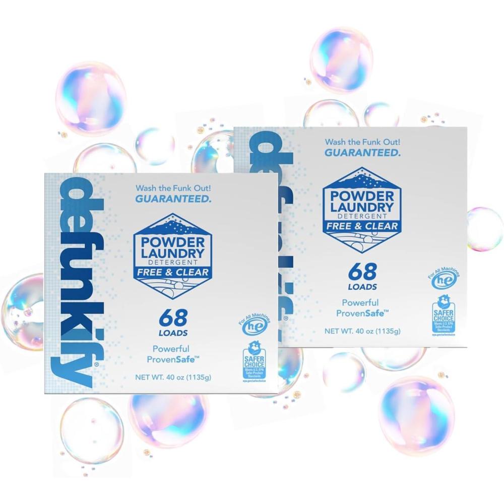 image:imageLaundry Detergent Powder 92 Load55oz Free amp Clear Powder Laundry Detergent for Sensitive Skin ProvenSafe Laundry Stripper Washing Detergent wOdor amp Stain Remover for Activewear amp All Fabrics